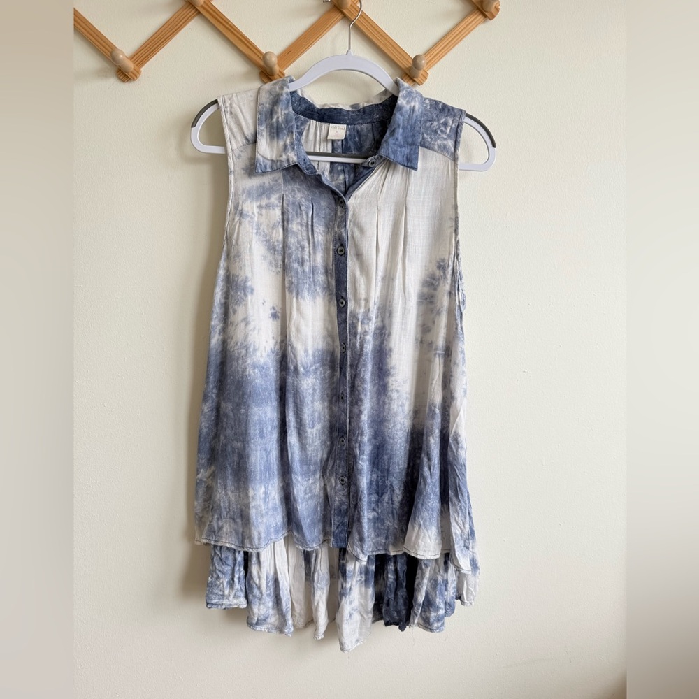 Wild Pearl Bohemian Tiedye Highlow Tunic